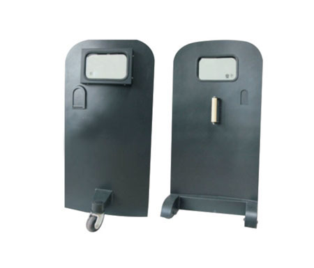 轮式金属防弹盾牌